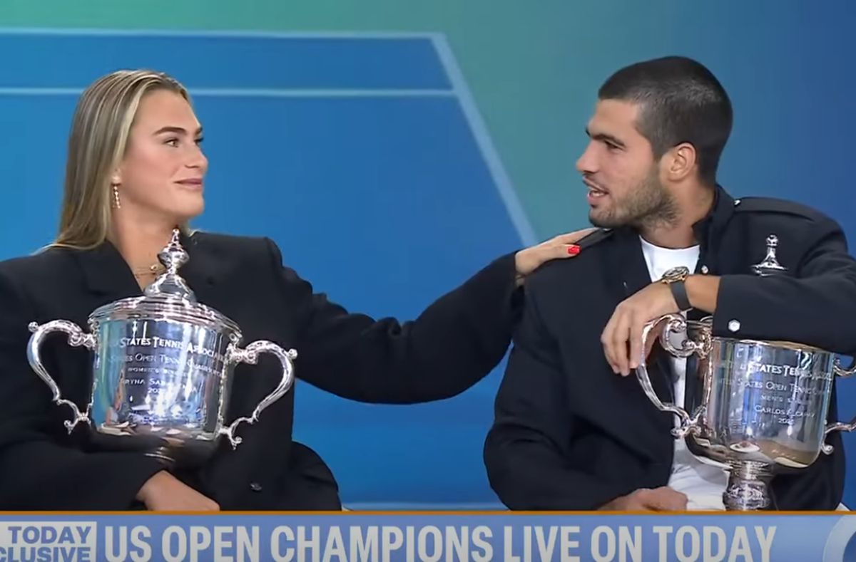 Ce s-a întâmplat în culise, după finala Sabalenka - Anisimova » Imaginile „scăpate” pe internet + rochia aleasă de campioană pentru poza oficială