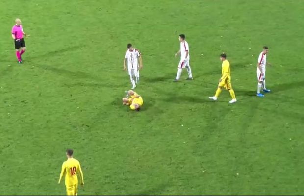 ROMÂNIA U19 – SERBIA U19 1-1 // VIDEO „Tricolorii mici”, remiză în primul meci din grupa de calificare pentru CE 2020