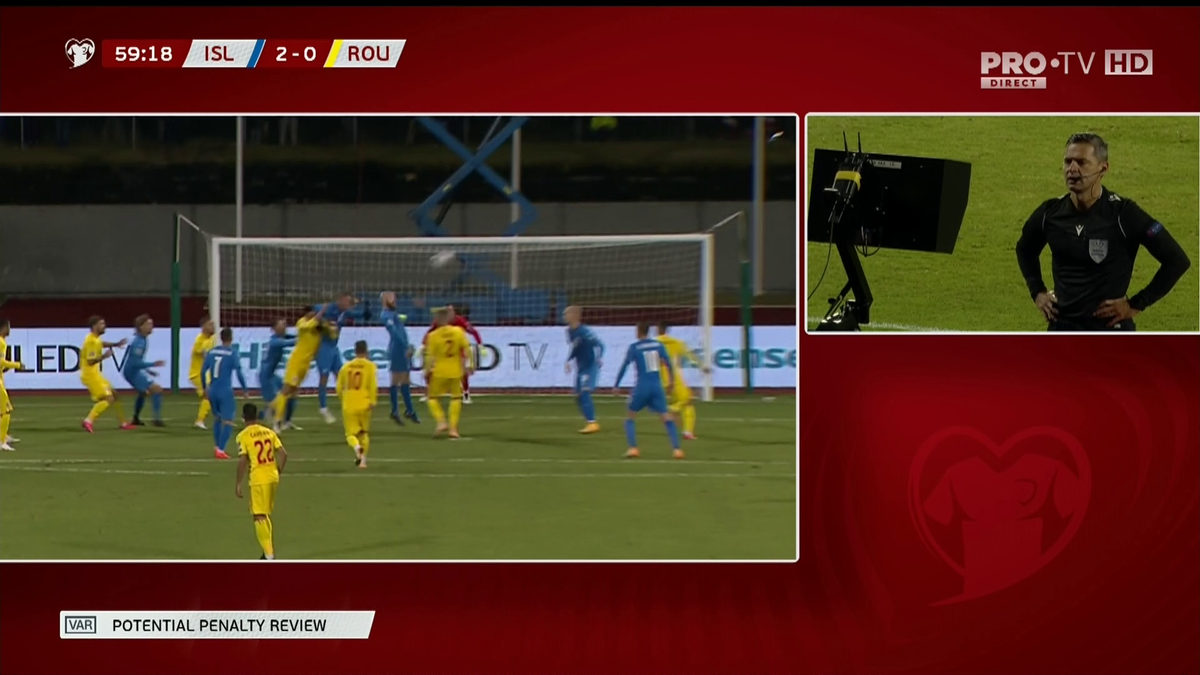 Islanda - România. VAR + PENALTY