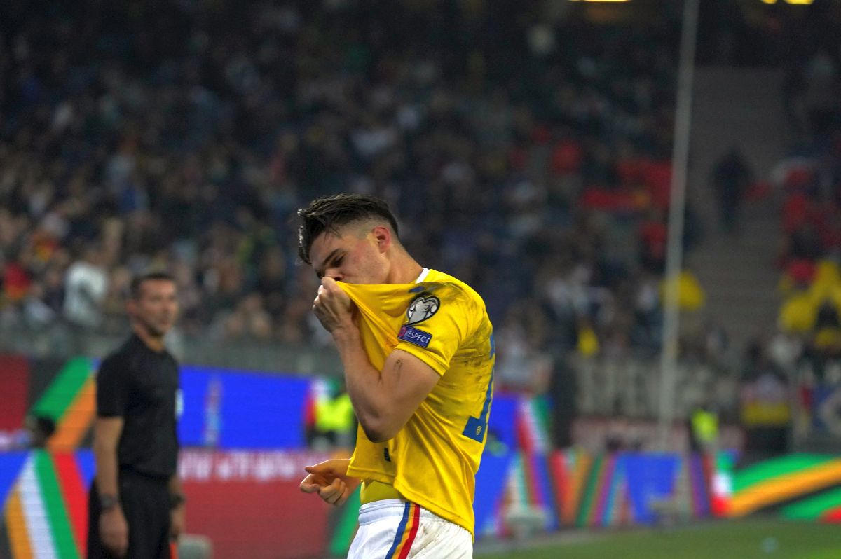 Ianis Hagi, gol în Germania - România