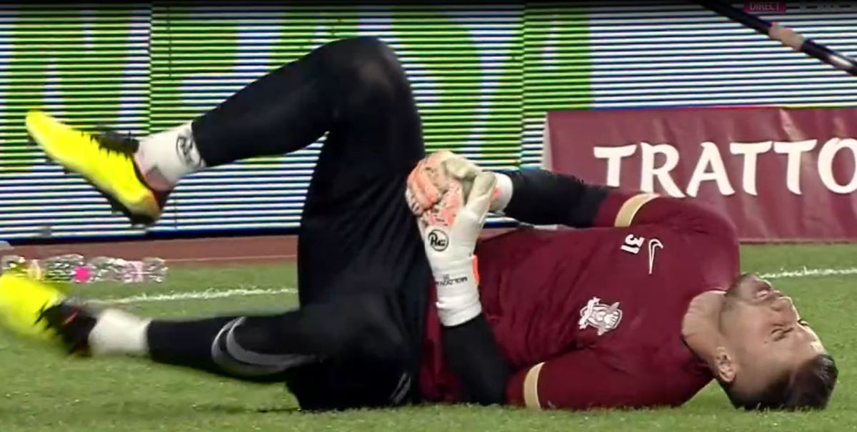 Emoții pentru unul dintre favoriții lui Mutu » S-a accidentat la încălzire