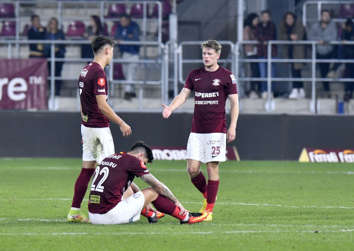 Papeau are fractură de peroneu și ruptură de ligamente » Când ar putea reveni pe teren jucătorul Rapidului