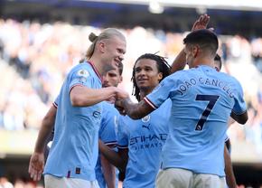 Nici „sfinții” nu l-au oprit pe Haaland! Norvegianul a marcat iar pentru Manchester City și continuă lupta cu recordurile