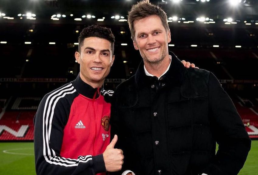 Cristiano Ronaldo și Tom Brady/ foto: Instagram @cristiano