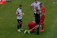 Nu i-a venit să creadă » Jucătorul de la U Cluj a văzut cartonașul roșu la două minute de la intrarea pe teren!