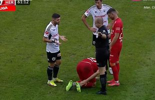 Nu i-a venit să creadă » Jucătorul de la U Cluj a văzut cartonașul roșu la două minute de la intrarea pe teren!