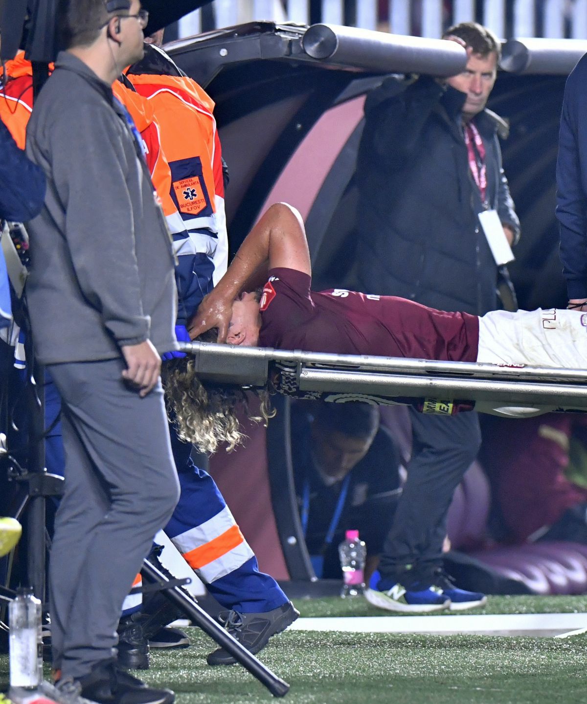 Papeau are fractură de peroneu și ruptură de ligamente » Când ar putea reveni pe teren jucătorul Rapidului