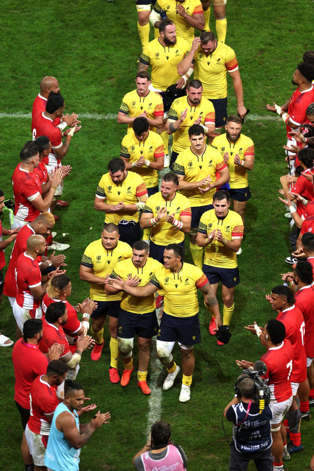 Scene superbe după Tonga - România, la Cupa Mondială de rugby