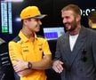 David Beckham l-a vizitat pe Lando Norris, pilotul celor de la McLaren / Sursă foto: Facebook@F1