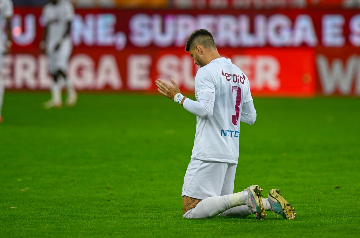 Gestul lui Ziv Morgan, israelianul lui CFR Cluj, a atras toate privirile înaintea meciului cu Dinamo