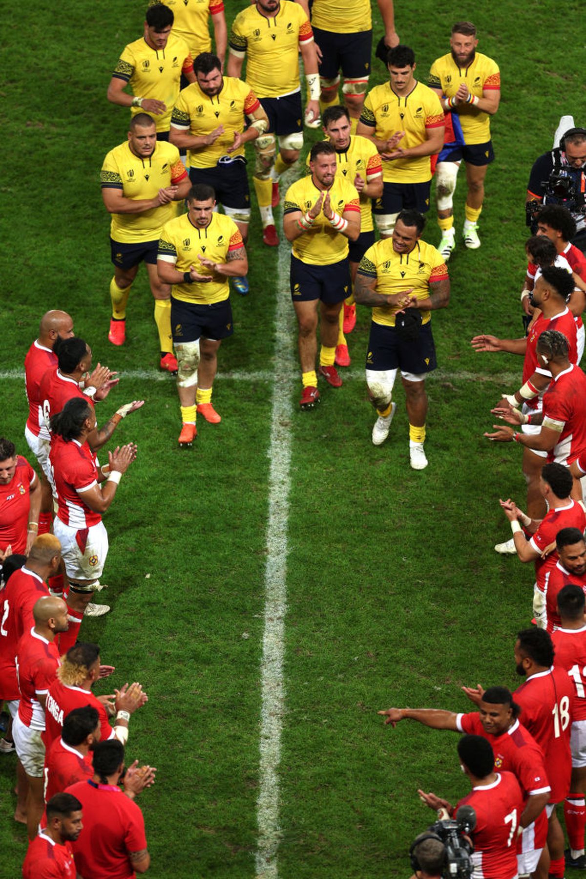 Scene superbe după Tonga - România, la Cupa Mondială de rugby