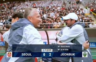 Seoul - Jeonbuk 0-2 » Să mai zică Dan de VAR! Petrescu își salvează postul cu o victorie decisivă, într-un meci de totul sau nimic