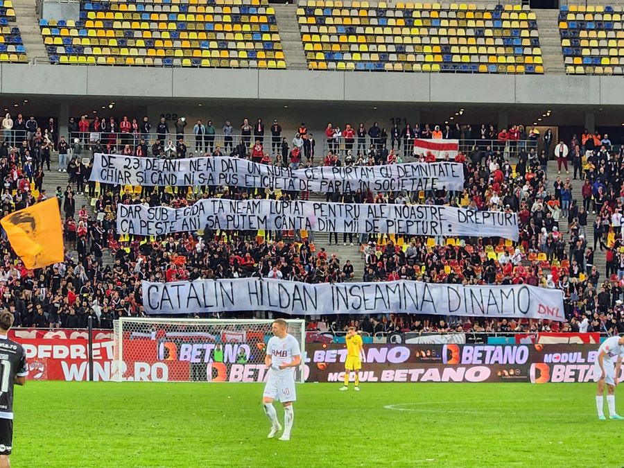 Momente speciale pe Arena Națională în memoria lui Cătălin Hîldan, la Dinamo - CFR Cluj
