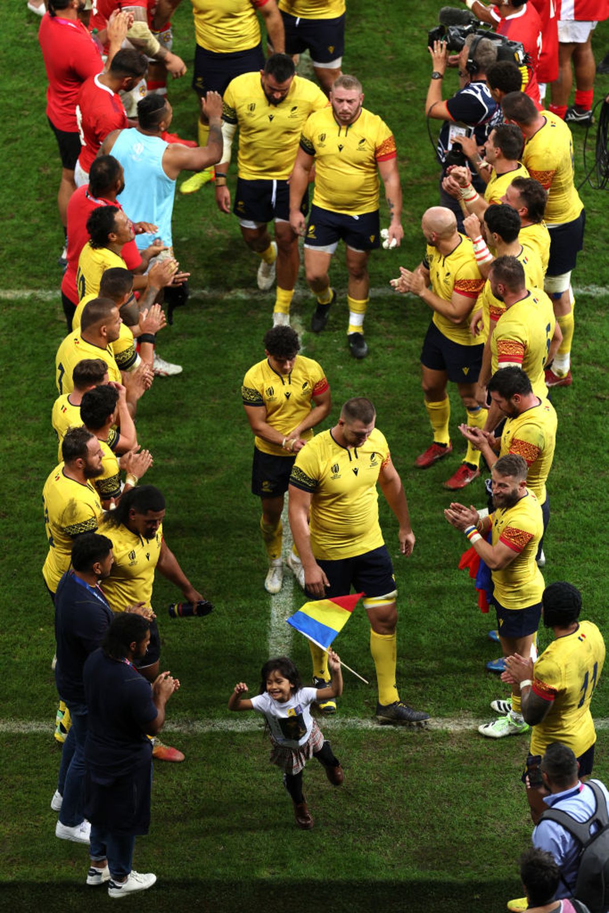 Scene superbe după Tonga - România, la Cupa Mondială de rugby