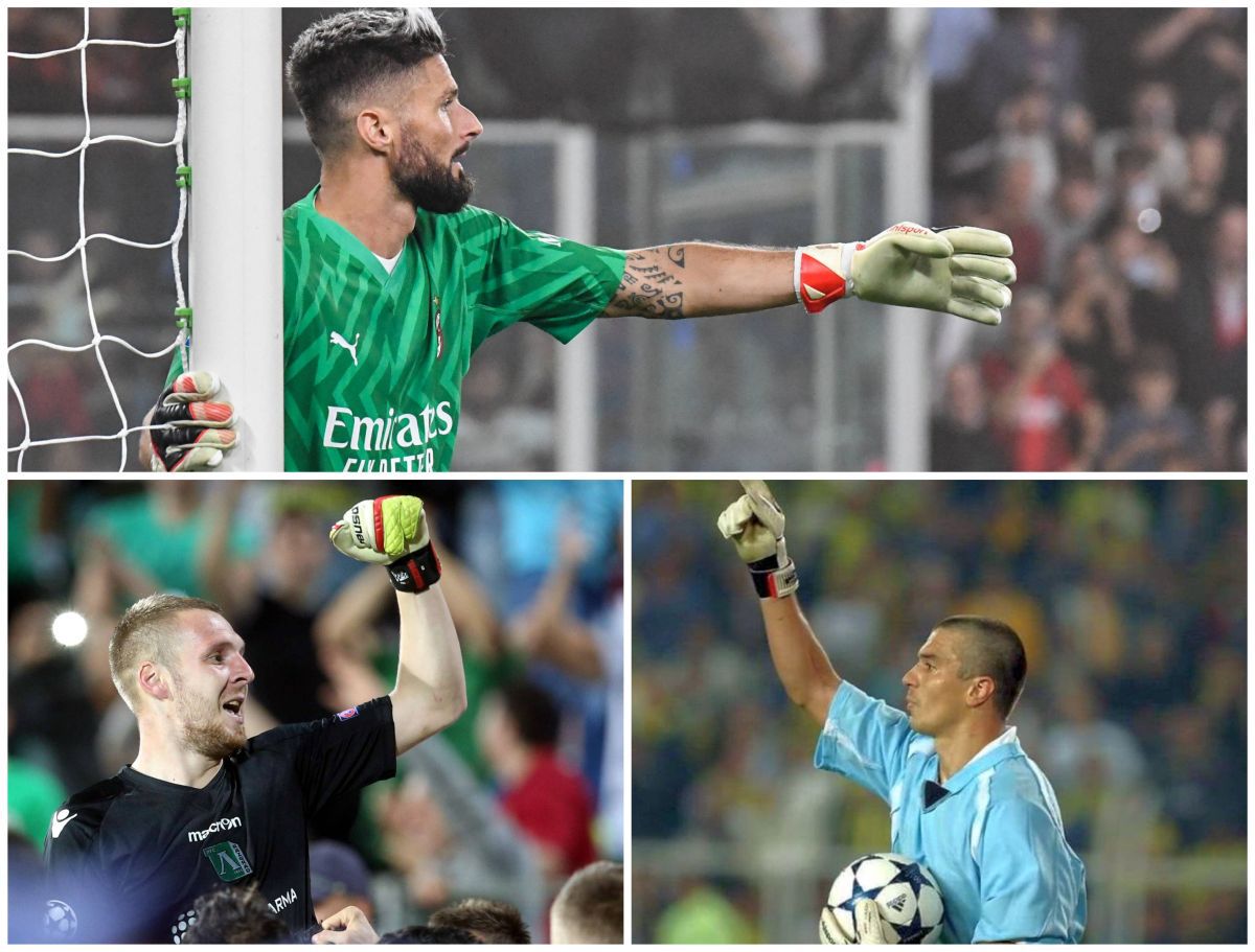 Olivier Giroud, alături de Daniel Pancu și Cosmin Moți! Ce alți jucători de câmp au fost portari pentru o zi