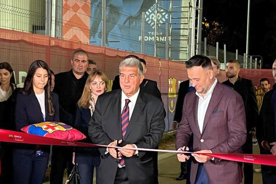 Joan Laporta, în România, foto: Carmen Dumitru