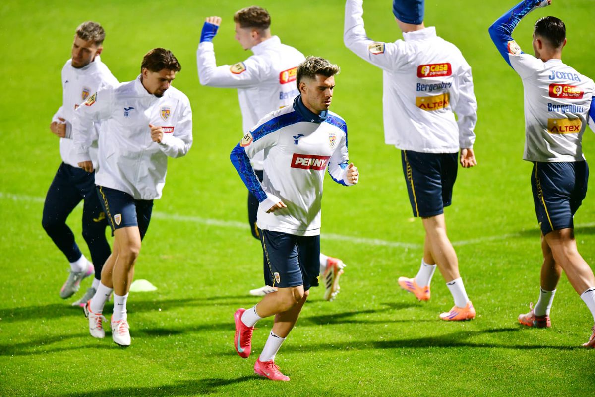 Antrenament România, înainte de România - Moldova, 8 octombrie, foto: Cristi Preda / GSP