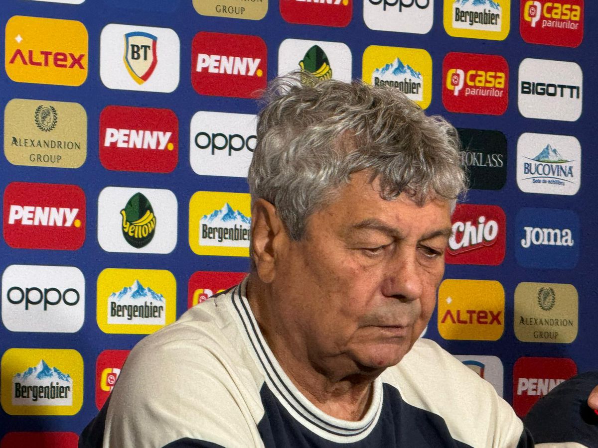 Mircea Lucescu și Ianis Hagi, conferința de presă premergătoare duelului România - Moldova. Foto: Sergiu Alexandru (GSP)