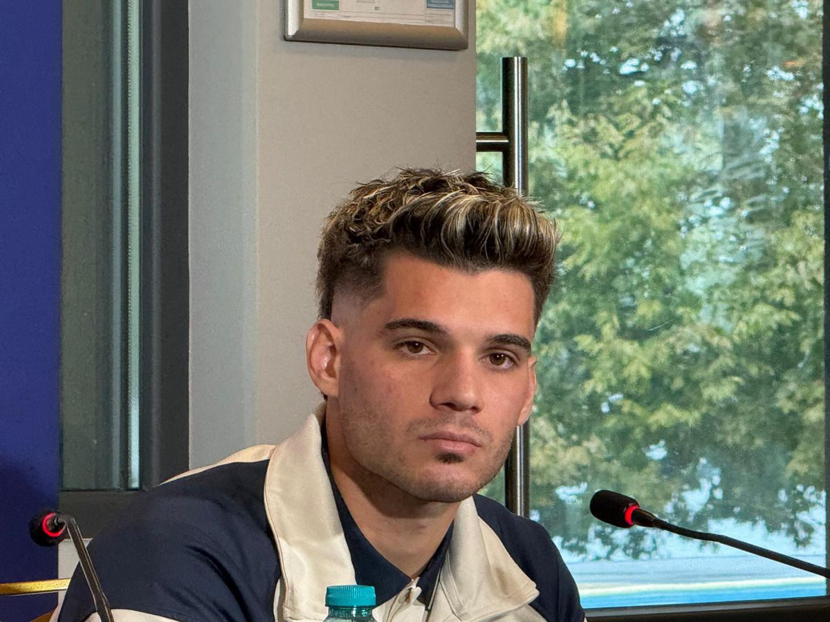 Mircea Lucescu și Ianis Hagi, conferința de presă premergătoare duelului România - Moldova. Foto: Sergiu Alexandru (GSP)