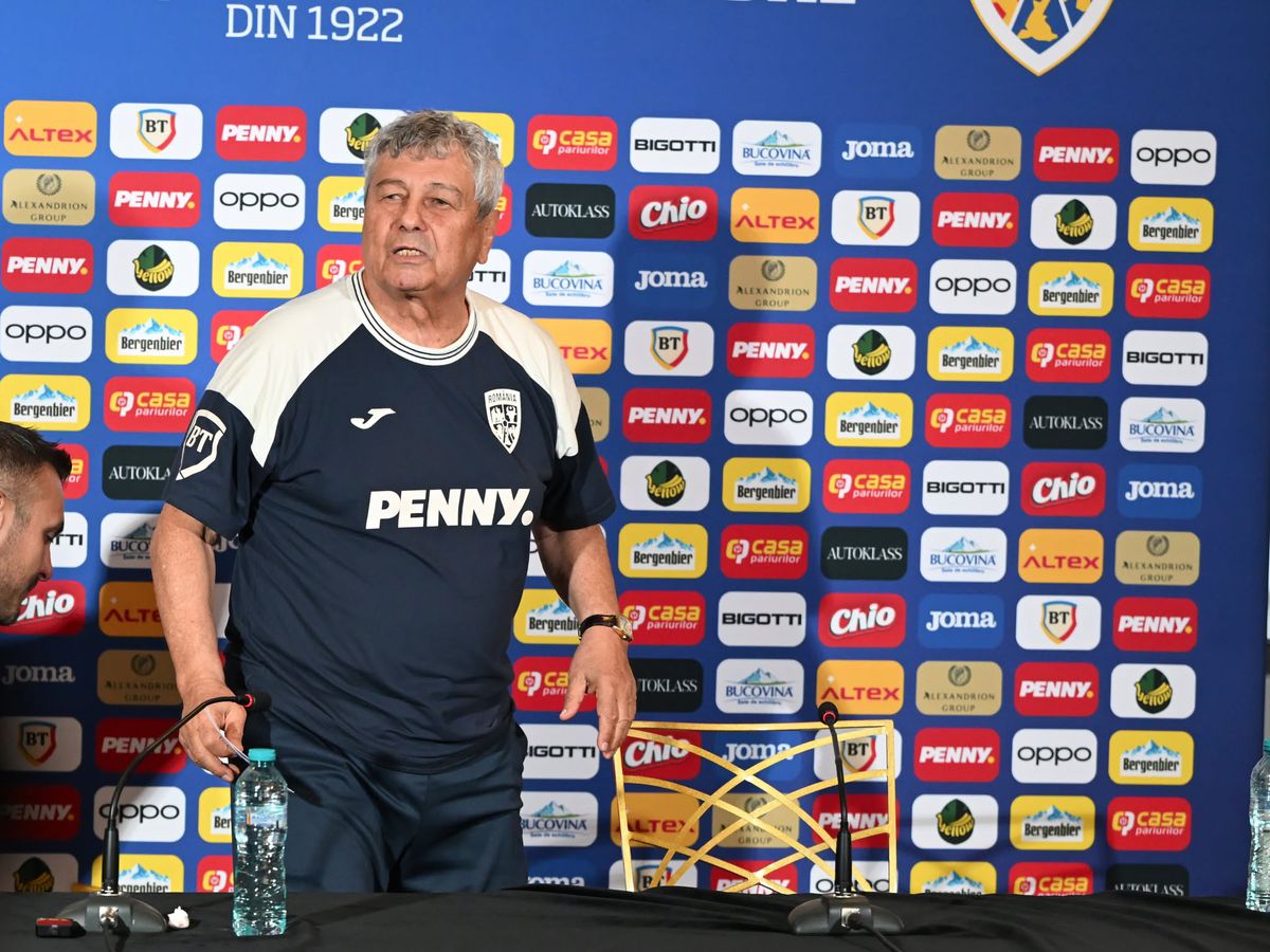 3 momente tensionate cu Mircea Lucescu în conferință » Cât pe ce să cadă, a vrut să încheie prematur, la final provocator: „Știți de ce fac asta?”