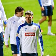 Ianis Hagi la antrenamentul României, înainte de România - Moldova, 8 octombrie, foto: Cristi Preda / GSP