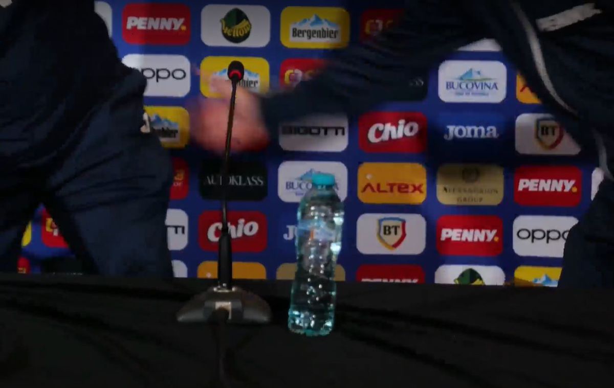 Mircea Lucescu și Ianis Hagi, conferința de presă premergătoare duelului România - Moldova. Foto: Sergiu Alexandru (GSP)