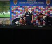 Mircea Lucescu și Ianis Hagi, conferința de presă premergătoare duelului România - Moldova. Foto: Sergiu Alexandru (GSP)