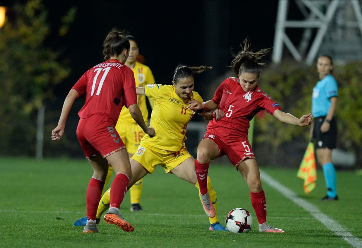 ROMÂNIA - LITUANIA 3-0 // FOTO+VIDEO Prima victorie în preliminariile EURO 2021 pentru naționala feminină