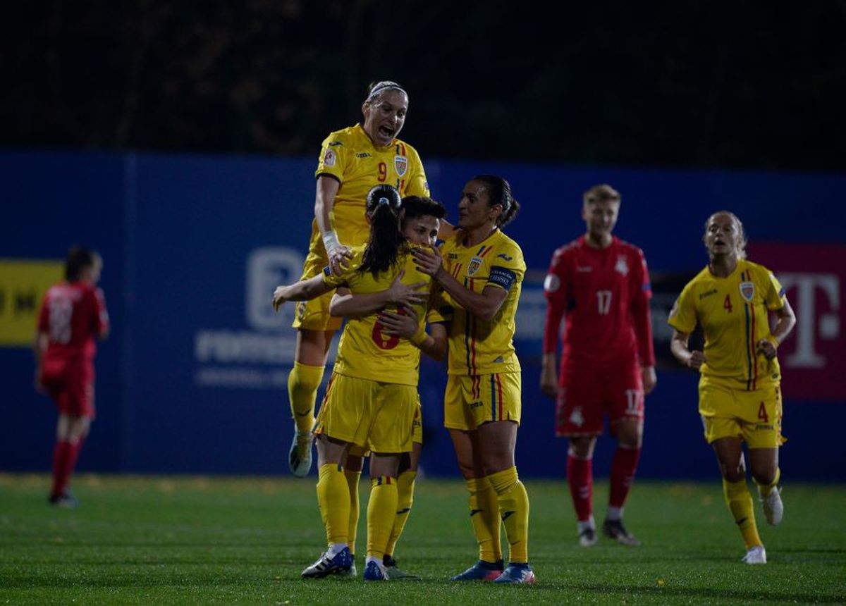 ROMÂNIA - LITUANIA 3-0 // FOTO+VIDEO Prima victorie în preliminariile EURO 2021 pentru naționala feminină