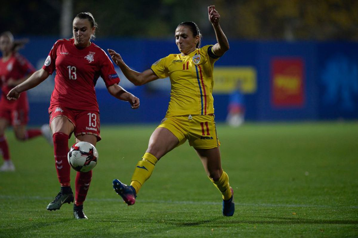 ROMÂNIA - LITUANIA 3-0 // FOTO+VIDEO Prima victorie în preliminariile EURO 2021 pentru naționala feminină