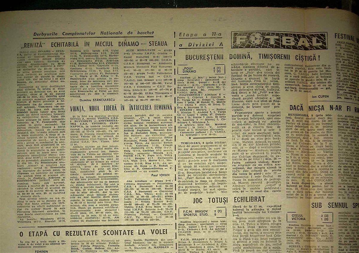 RETRO GSP. 33 de ani de la Timișoara - Dinamo 2-1, meciul care a prefigurat Revoluția. „Lucescu n-a știut și nici n-a învățat să piardă!”