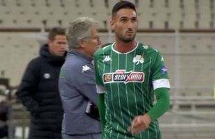 Panathinaikos - Atromitos 0-1. Boloni, primul conflict la primul eșec! Ce a făcut jucătorul său după ce a fost schimbat!