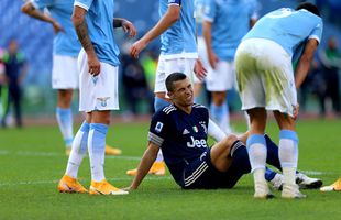 VIDEO Cristiano Ronaldo, accidentat în meciul cu Lazio: „Am simţit glezna răsucindu-se!” » Felipe Caicedo a salvat un punct pentru gazde