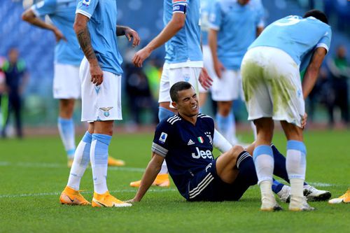 Cristiano Ronaldo, accidentat în Lazio - Juventus 1-1 // foto: Guliver/gettyimages