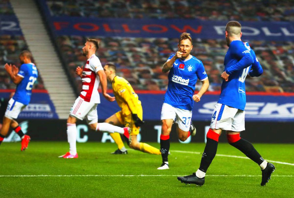 FOTO Ianis Hagi, introdus în minutul 69 al unui meci incredibil! Cât s-a terminat Rangers - Hamilton