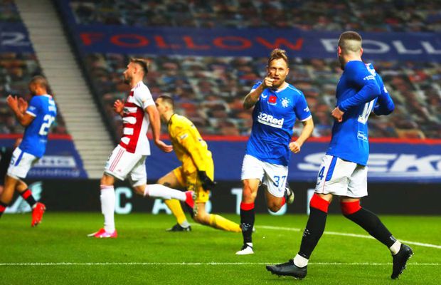 FOTO Ianis Hagi, introdus în minutul 69 al unui meci incredibil! Cât s-a terminat Rangers - Hamilton