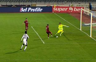 VIDEO CFR Cluj, deschidere de scor cu FC Argeș după o gafă uriașă a aniversatului Micle!