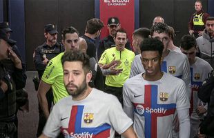 Gerard Pique, scandal cu arbitrul la ultimul meci pentru Barcelona » A fost eliminat în tunel!