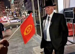 Haos, violență și limbaj suburban! Dumitru Dragomir, un nou conflict pe stradă cu protestatarul Ceaușescu: „Au dat în mine, nu mai văd cu un ochi!” vs. „M-au înțepat cu șurubelnția, au pus câinele să mă muște”