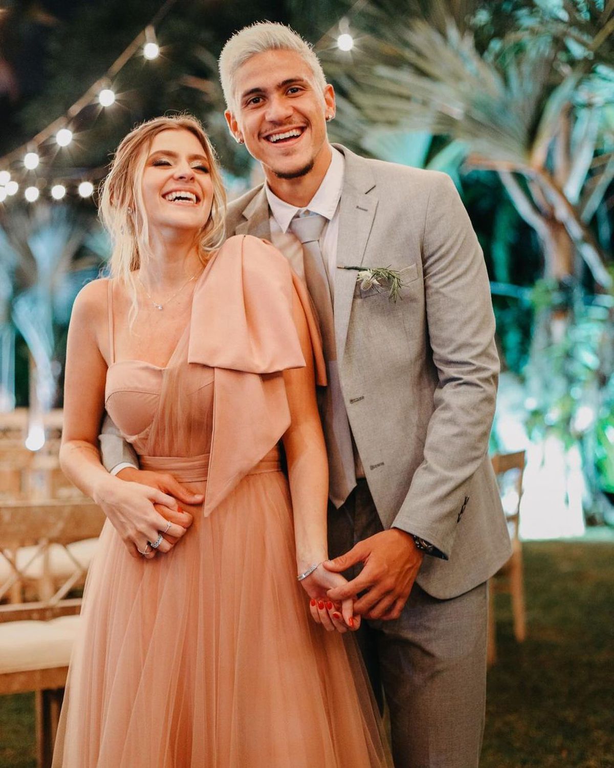 Fernanda Nogueira și Pedro, atacantul lui Flamengo