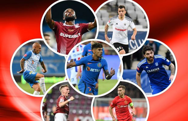 Votează cel mai bun fotbalist din Liga 1 al primelor 15 etape » Iată cele 7 variante prezentate de GSP.ro