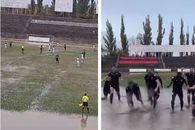 Între timp, în România » Teren micșorat cu 3 metri în timpul meciului! Imagini nemaivăzute