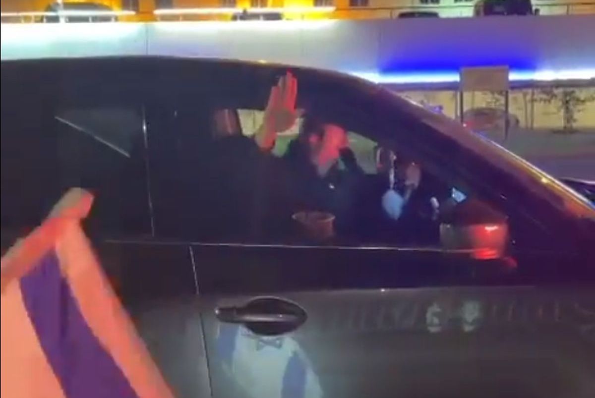 Gest șocant la o demonstrație pro-Israel în Los Angeles » O fostă jucătoare a oprit și a făcut salutul nazist