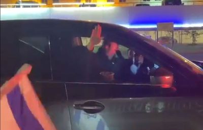 Gest șocant la o demonstrație pro-Israel în Los Angeles » O fostă jucătoare a oprit și a făcut salutul nazist