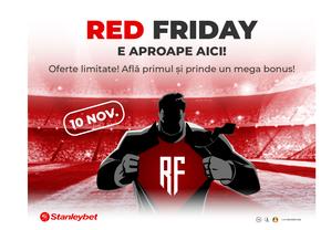 RED FRIDAY - Înscrie-te și profită de cele mai tari cadouri!