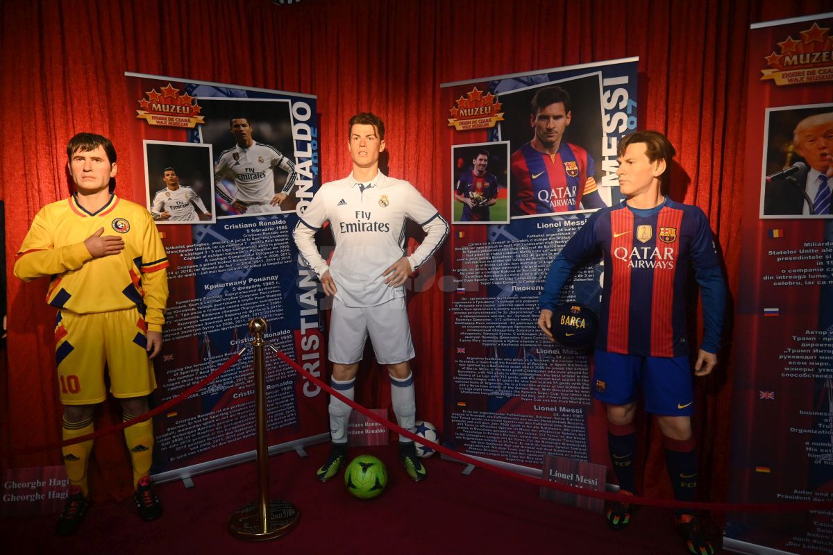 GSP a vizitat Muzeul de Ceară din București » Lucrările stârnesc discuții aprinse: figura lui Țiriac le-a ieșit, dar ce se întâmplă cu Hagi și Halep?!