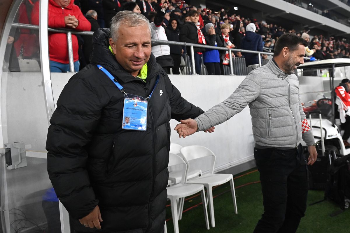 Dan Petrescu s-a ridicat supărat de la conferință, iritat de bannerul dinamoviștilor: „Nu sunt respectat! O problemă mare!”