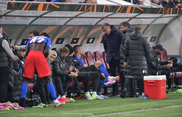 Jucătorul de la FCSB a stat accidentat până la finalul meciului: „Lipsește 5 săptămâni” + Cât absentează Tănase