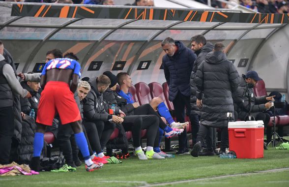 Jucătorul de la FCSB a stat accidentat până la finalul meciului: „Lipsește 5 săptămâni” + Cât absentează Tănase