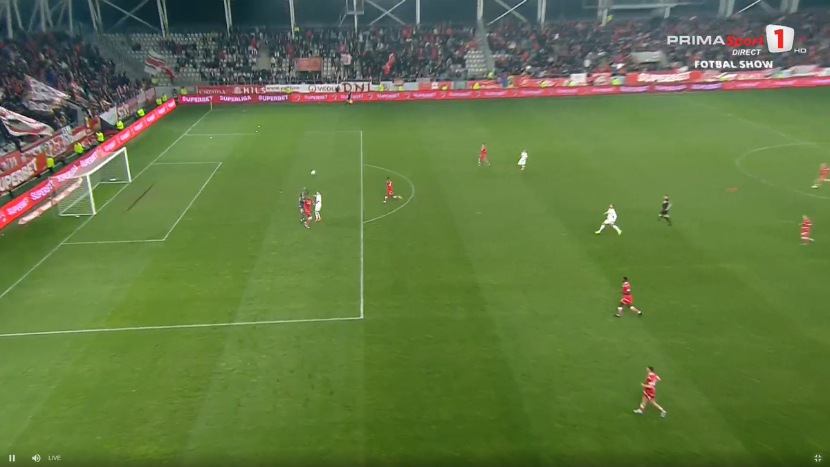 Gafa lui Golubovic în Dinamo - CFR Cluj